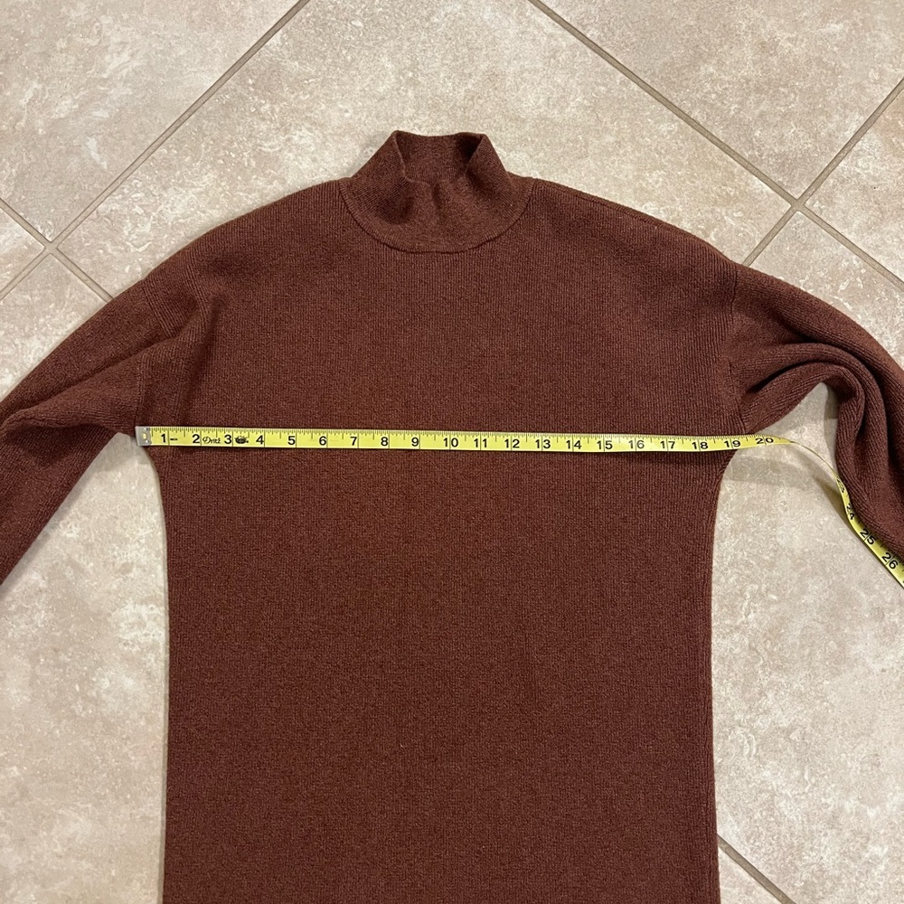 Abercrombie & Fitch Women’s Mock Neck Sweater Brown Dress Size XSP - Picture 6 of 7